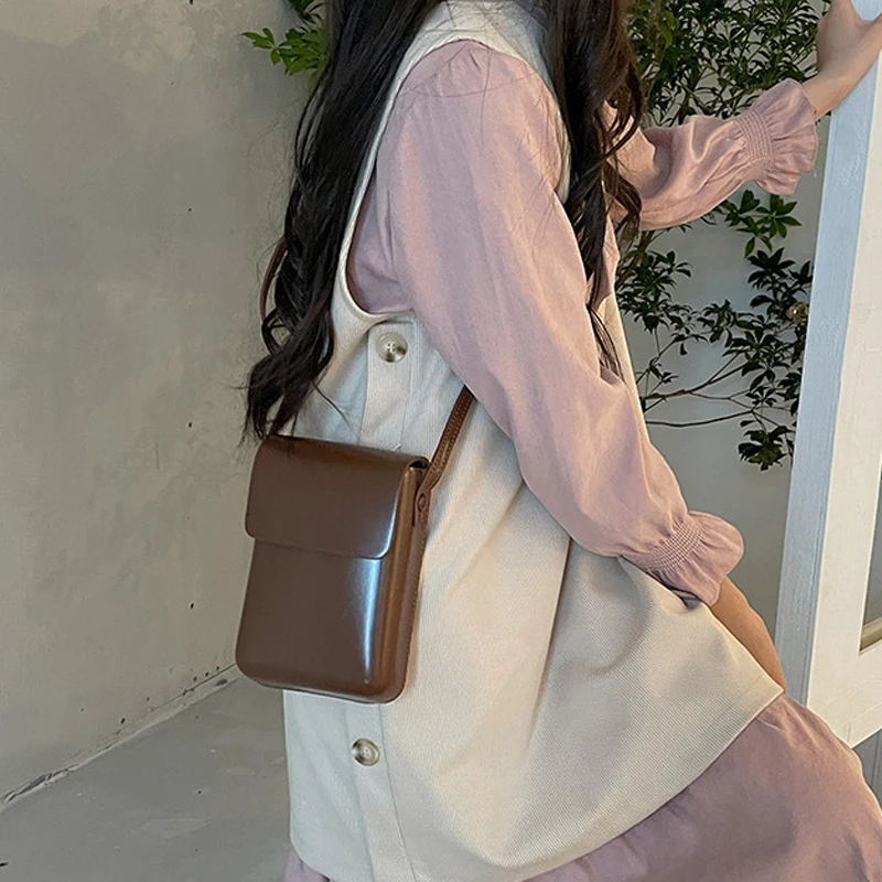 2021 Модерна Нова Ежедневни дамски чанта Топ Дизайн-Високо Качество на Сладко чанта през рамо Плътен цвят Сладък дамски чанти за рамо Изображение 3