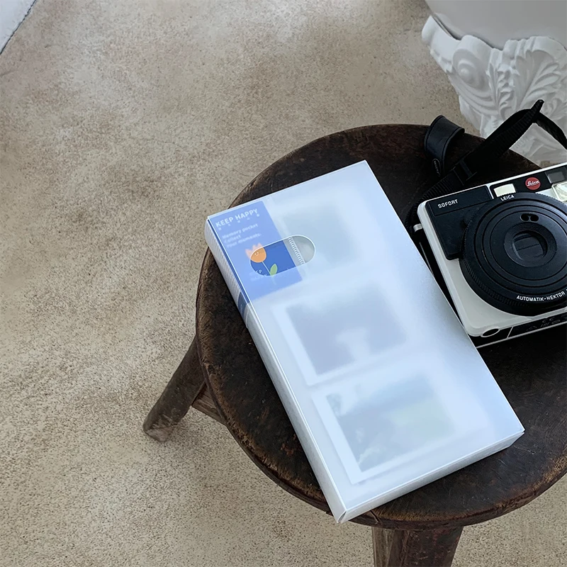 3-Инчов 240 Джобове Матово Покритие Polaroid Мини-Фото албум за Събиране на Книги за билет Бизнес Банкова Карта За Съхранение на Снимки Изображение 5
