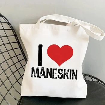 Покупательница обичам мъжката кожа с принтом Kawai Чанта Harajuku женствена чанта за пазаруване Холщовая чанта за пазаруване чанта за момичета чанта Чанта на рамото