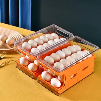 Ред D&p мода домакински кухня за яйца 4 цвята 15-мрежест хладилник кутия за съхранение пластмасов прозрачен слой тава за яйца преносим пикник > Домашно съхранение и организация / www.yorkshireclaims.co.uk 11