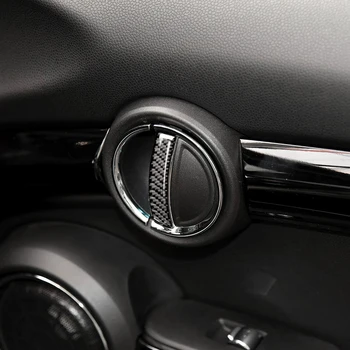 За MINI Cooper Clubman и Countryman F55 F54 F60 Стил на Колата е От въглеродни Влакна Вътрешна Врата копчето на Кутията Стикер Промяна на Интериора 1