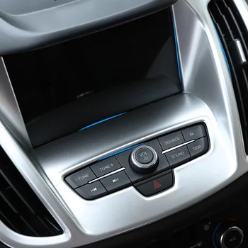За автомобили Ford Escape, Kuga Вътре в купето Кутията на централната конзола за управление на Финала Вентилационна на кутията на климатика 2017 2018 ABS Хром 1