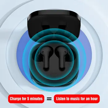 Слушалки QCY T13 Безжични Слушалки В ушите, намаляване на шума Слушалки с ниско закъснение Безжични Слушалки Сензорно управление 1