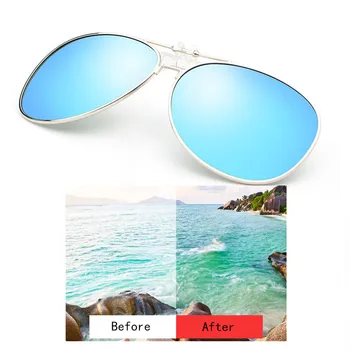 Унисекс Поляризирани очила Клипове UV400 За риболов, Очила за шофиране, каране на велосипед, слънчеви очила за мъже и жени, Очила дневно/нощно виждане 1