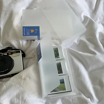 3-Инчов 240 Джобове Матово Покритие Polaroid Мини-Фото албум за Събиране на Книги за билет Бизнес Банкова Карта За Съхранение на Снимки