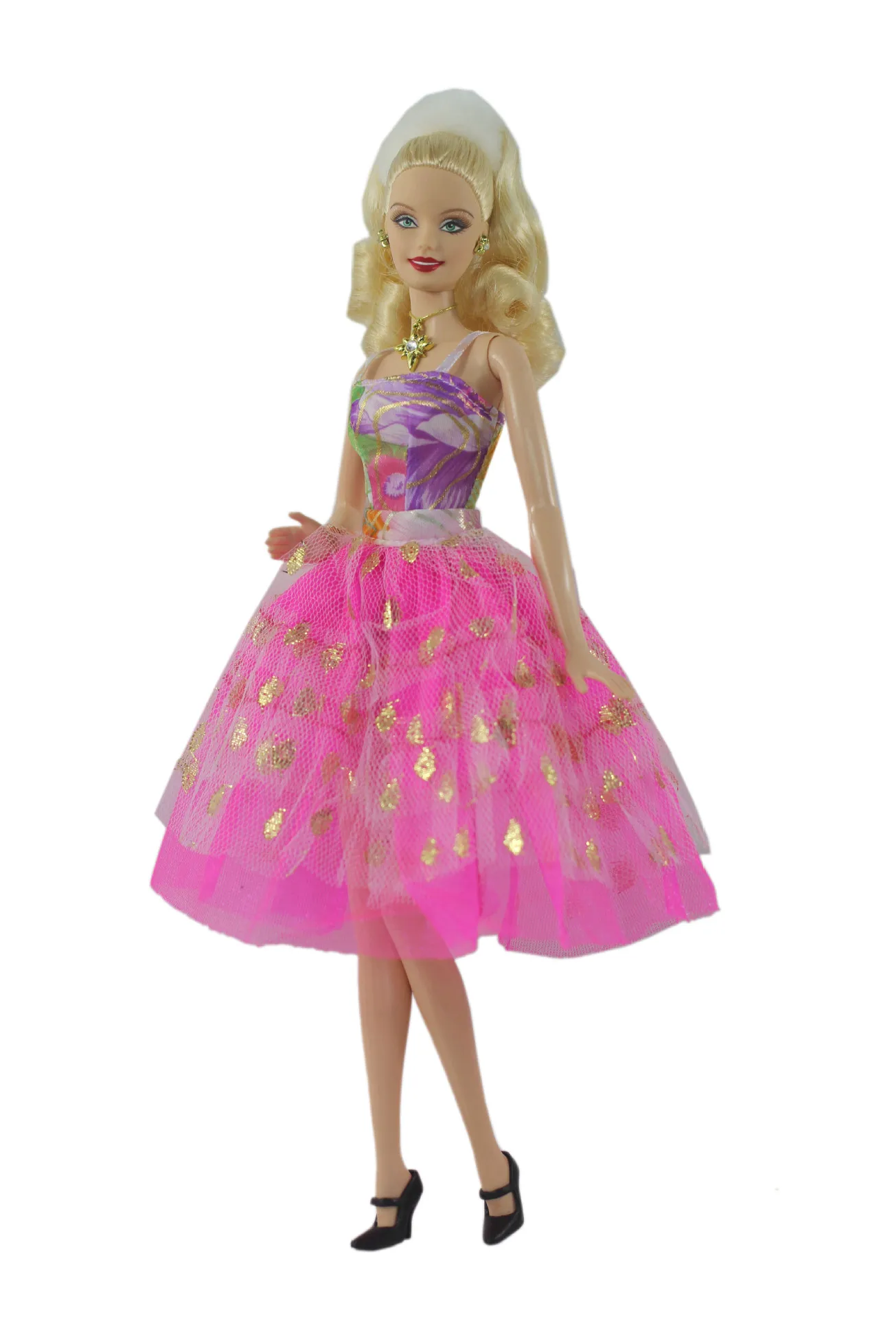Комплект за дами розово рокля за Барби блайт tait 1/6 MH CD FR SD Kurhn BJD Аксесоари за кукольной дрехи Изображение 2