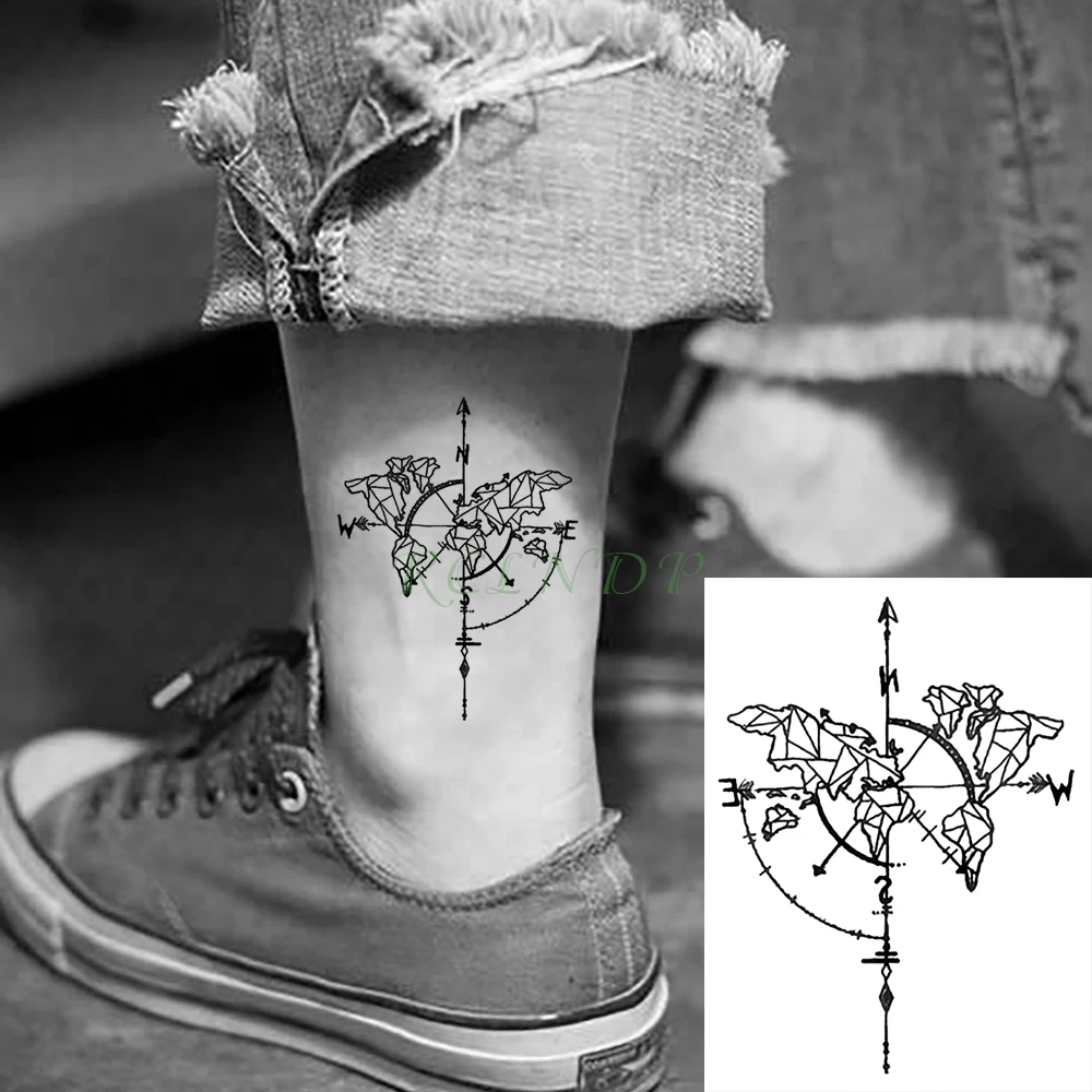Водоустойчив временна татуировка масив на планината обърнато изображение на дърво на татуировки етикети флаш татуировки фалшиви татуировки за момичета жените дете 7 Изображение 2