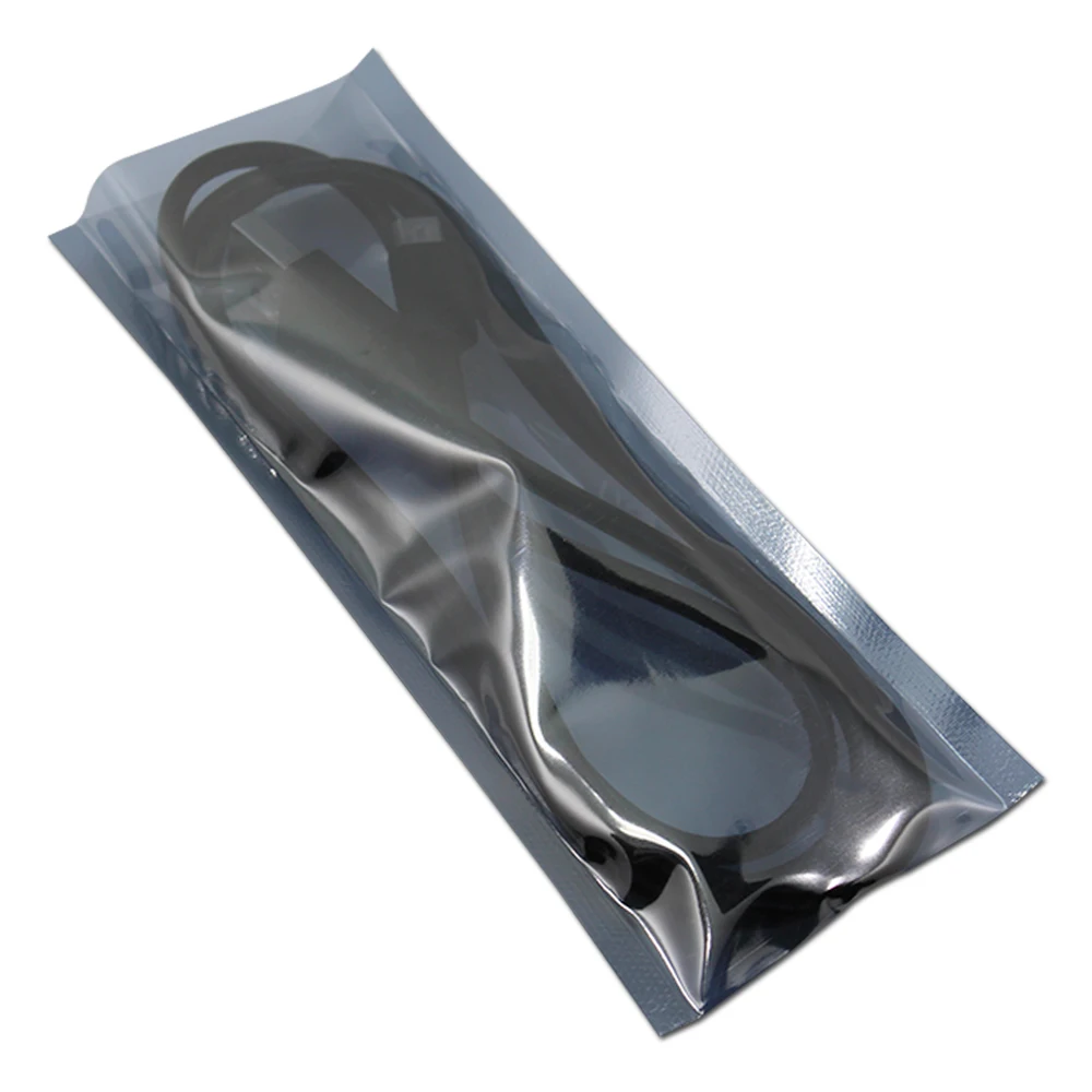 9*18 cm Антистатик Защитна Пластмасова Опаковъчна чанта ESD с отворен Покрив Антистатик чанта за съхранение на електроника Антистатични Опаковъчен чанта Изображение 1