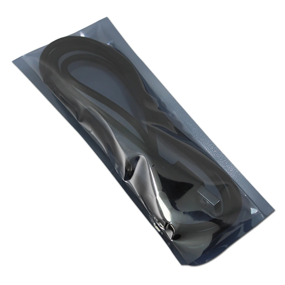 9*18 cm Антистатик Защитна Пластмасова Опаковъчна чанта ESD с отворен Покрив Антистатик чанта за съхранение на електроника Антистатични Опаковъчен чанта Изображение 3