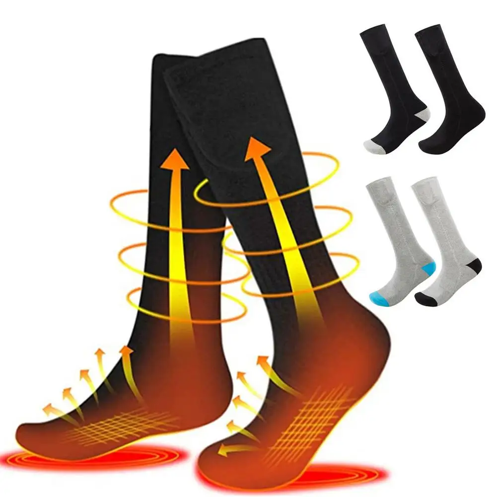 Чорапи с топъл Зимата на Топло Спортно Оборудване, Акумулаторна батерия, Дистанционно управление Външни Топлинни Чорапи Висока Якост на опън За мъже и жени Изображение 3
