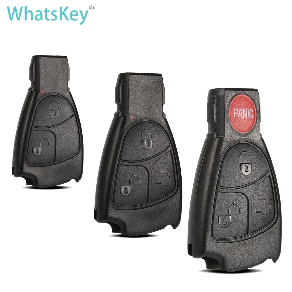 WhatsKey 2/3/4 Бутон за Mercedes Smart Key Дистанционно Ключодържател Калъф за Benz B C E S GML CLS CLA CLK W203 W204 W210 W211 W212 Изображение 5