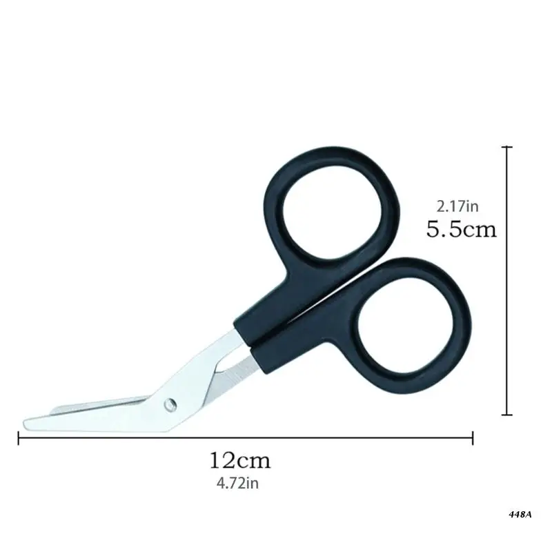 Ножици за превръзки от неръждаема стомана 12 см Ножици за грижи за болни, за здравно Домашна Употреба Изображение 1