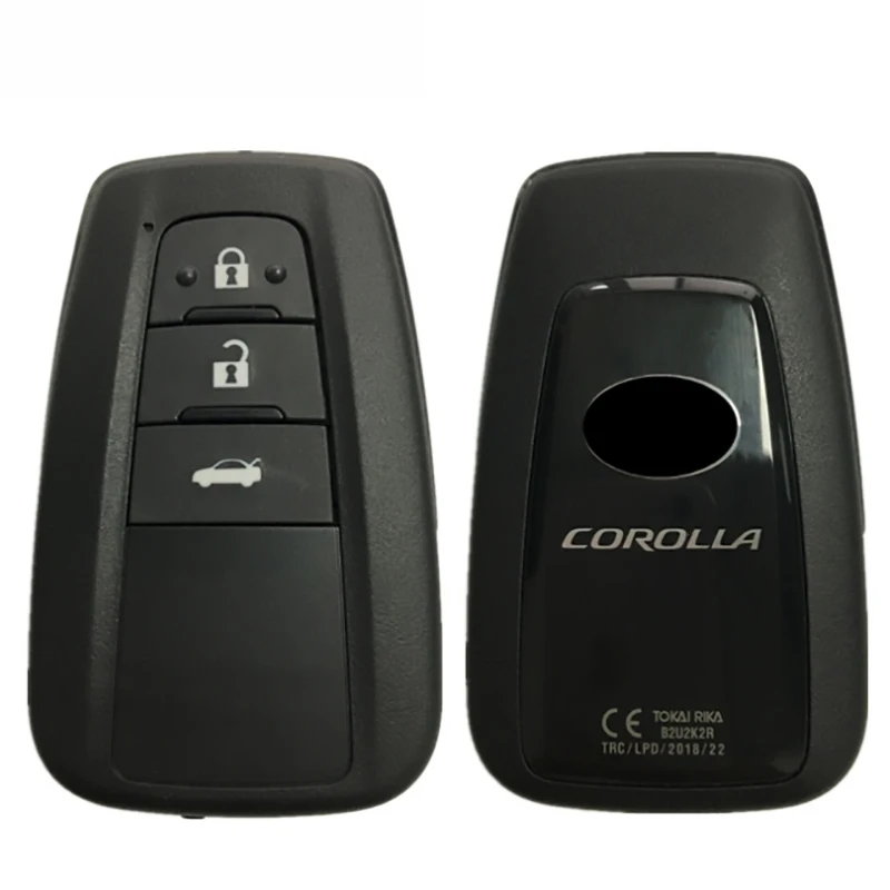 CN007131 3 бр. Оригинални Смарт ключ за Toyota Corolla Дистанционно Честота 434 Mhz 4A Чип FCCID Номер B2U2K2R PN 61E466-0010 Изображение 3
