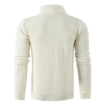 Ред 2021 есен зима мъжки ежедневни вязаный пуловер, мъжки корейски модерен мъжка жилетка с V-образно деколте плътен цвят тънък оборудвана топла жилетка > Пуловер / www.yorkshireclaims.co.uk 11