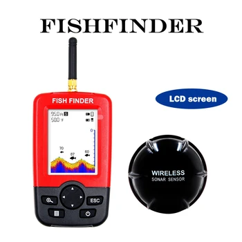 100 м Безжичен Сонар Сензор Рыбоискатель LCD дисплей Указател на Дълбочината на Сонар Fishfinder Аксесоари за Риболов Риболов 2