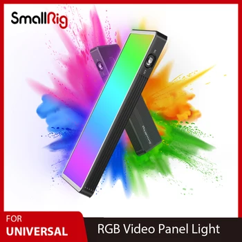 SmallRig RGB Видеопанельный лампа с топка глава на 360° Пълноцветно осветление Затемняемая led панелна лампа с LCD дисплей 3157 2