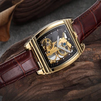 Ред Нов топ марка мъжки механични часовници с кожена каишка луксозни водоустойчив бизнес автоматични механични часовници на луксозни Relogio Masculino > Мъжки часовник / www.yorkshireclaims.co.uk 11