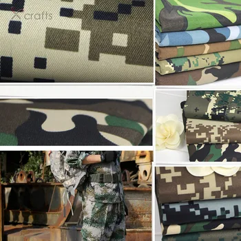 Камуфляжные тъкан PPCrafts от чист памук армията зелена военна полева форма на цифрова градска пустынная камуфляжная плат 1