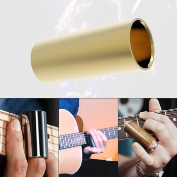 Ред 1 бр китара пръст слайд златен пръст от неръждаема стомана кокалчетата дължина 60 мм > Струнни инструменти / www.yorkshireclaims.co.uk 11