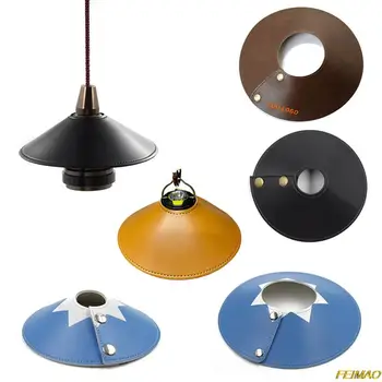 Кожена Лампа Кухи Модерен Открит Къмпинг Подмяна На Абажура За Лампа Удебелена Делото Прахоустойчив Лампа Външен Декор 2