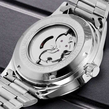 Ред Блигер 40 мм бели мъжки часовник самостоятелно ликвидация 21 скъпоценен камък Miyota 8215 Nh35 Pt5000 подвижен замък матиран каишка Oyster черно край ръчно > Мъжки часовник / www.yorkshireclaims.co.uk 11