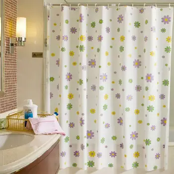 Завеса в банята Водоустойчив PEVA, Защитени от мухъл, Завеси за душ 7 Стилове Горещи