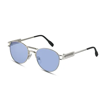 Класически Реколта Кръгли Слънчеви очила за мъже 2021 Луксозна марка Модерен Ретро Метални Пънк Слънчеви очила за жени Готически очила в стил Steampunk 2