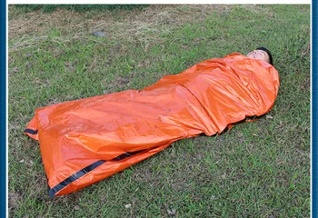Преносима система за Спешни фолио Множество Водоустойчив Спасение космическа Топлинна orange чанта За нощуване на открито, Пешеходни пътни комплекти