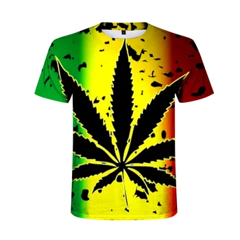 3D Печатна мъжка тениска с трева За жени Забавни тениски Homme Модни тениски с къс ръкав Хип-хоп облекло тениска двойка хипстерская тениска 1