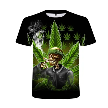 3D Печатна мъжка тениска с трева За жени Забавни тениски Homme Модни тениски с къс ръкав Хип-хоп облекло тениска двойка хипстерская тениска 2