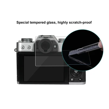 Защитно Фолио за LCD екран от закалено Стъкло За камера Fujifilm X-T1/T2 2.5 D 0.3 мм и с извити краища Защитни капаци 2