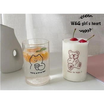 Ред Котешки нокът/lapa чаша двойно стъкло кафеена чаша карикатура сладък котка чаша мляко сок от домашен офис, кафене тазас най-добрият подарък за фестивала > Съдове за пиене / www.yorkshireclaims.co.uk 11