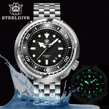 Ред Мъжки часовник San Martin Sub V2 Water светия Dive автоматични механични часовници луксозни сапфировые дата на циклоп 200 метра водоустойчивост светлинен > Мъжки часовник / www.yorkshireclaims.co.uk 11