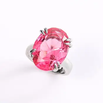 Rose пръстен с Кубическим цирконием с четири шипа Женски пръстен Банкет Годежен пръстен за чифт Модни аксесоари Дайте на приятелка, Подарък за рожден Ден 2