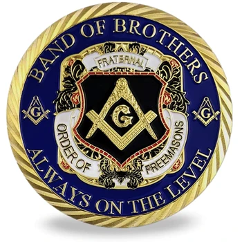 Свободни масони Масонское Братството на човека поставиха Паметна монета Свободен кораб 2