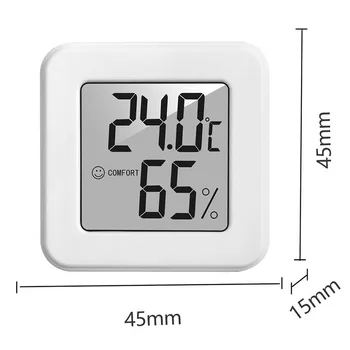 Ред Открит дождемер пластмасов модерен изглаждат време на уред за домашна градина цифров датчик за температура преносим инструмент за измерване на температурата в помещението > Измервателни и аналитични уреди / www.yorkshireclaims.co.uk 11