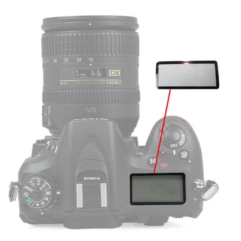 Рамото леко Външно Стъкло Външен Стъклен екран Ремонт на детайли за Nikon D80 D90 D200 D300 D600 D610 D700 D800 D7000 D7100 D3X 1