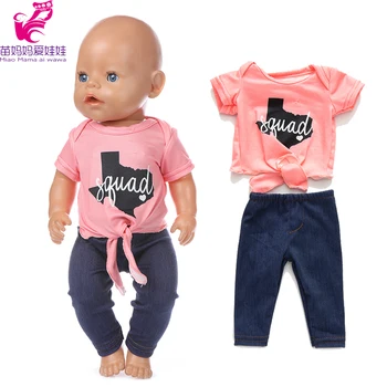 43 см Детска новородено кукла с цип спортен костюм 18 инча Американската кукла за момичета OG яке 1