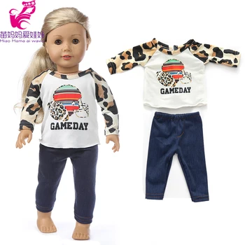 43 см Детска новородено кукла с цип спортен костюм 18 инча Американската кукла за момичета OG яке 2