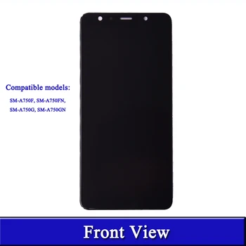 Super Amoled на Samsung Galaxy A7 2018 A750 SM-A750F LCD дисплей с сензорен екран Дигитайзер в Събирането на Дубликат част 2