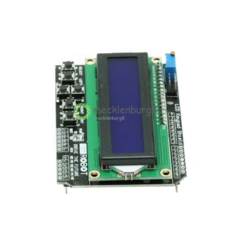 1602 LCD Екран, Клавиатура и LCD дисплей 1602 Дисплей Модул за Arduino ATMEGA328 ATMEGA2560 Raspberry Pi UNO Син Екран 1