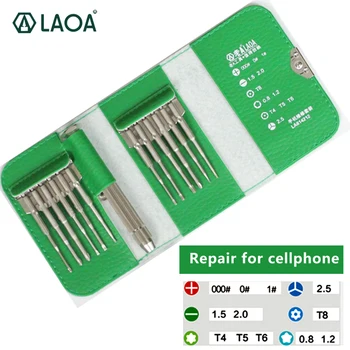 LAOA прецизна отвертка материал S2 12 в 1 мултифункционален висококачествен ремонт на мобилен телефон, часовник, лаптоп 1