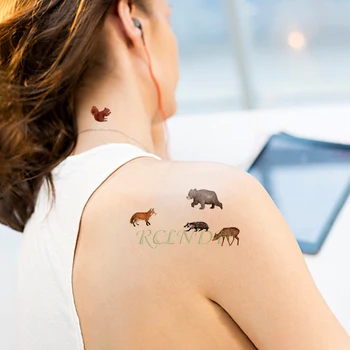 Ред Водоустойчив временни татуировки етикети плодове зима цветето жасмин крило на птиците татуировка на гърба секси боди-арт фалшива татуировка на мъже, жени черен > Татуировки и боди арт / www.yorkshireclaims.co.uk 11