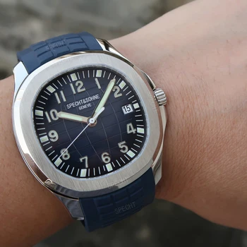 2022 Нови Луксозни Мъжки механичен часовник SPECHT&SÖHNE от розово Злато с автоматични часовника от Неръждаема Стомана с гумена каишка Reloj Hombre 3Bar 2