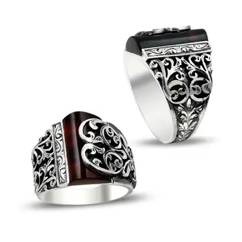 Ред Вечната елегантност квадратни пръстени истински стерлинговое сребърни бижута за жени на едро безплатна доставка > Изискани бижута / www.yorkshireclaims.co.uk 11