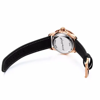 Reef Тигър/RT Мъжки часовник за гмуркане с датата на Супер Нажежен Автоматично найлонов каишка Часовник от розово злато RGA3035