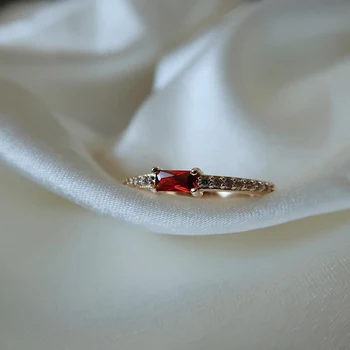 Ред Бутик за бижута от сребро 925 проба бирма звездата на рубин дама пръстен подкрепа за откриване на 8*8 мм > Изискани бижута / www.yorkshireclaims.co.uk 11
