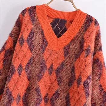 Ред Пуловер с V-образно деколте, жилетка, пуловер за момичета есен-зима къси възли пуловер жилетка без ръкави, топли скок на ежедневните големи размери шик 12227 > Пуловер / www.yorkshireclaims.co.uk 11