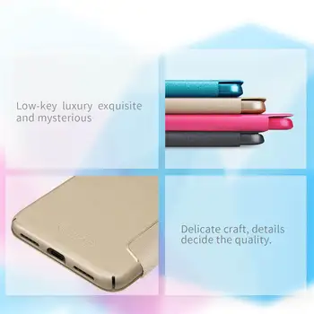 Nillkin Карамел Цвят Тънък Обикновен Кожен Флип калъф с пайети за Xiaomi Redmi K20 Mi A3 CC9e Explorer 1