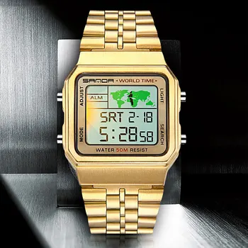 Ред На северния край мъжки дигитален часовник на слънчевата енергия компас спорт на открито световно време, водоустойчив хронометър обратно броене от 50 м смарт часовници > Мъжки часовник / www.yorkshireclaims.co.uk 11